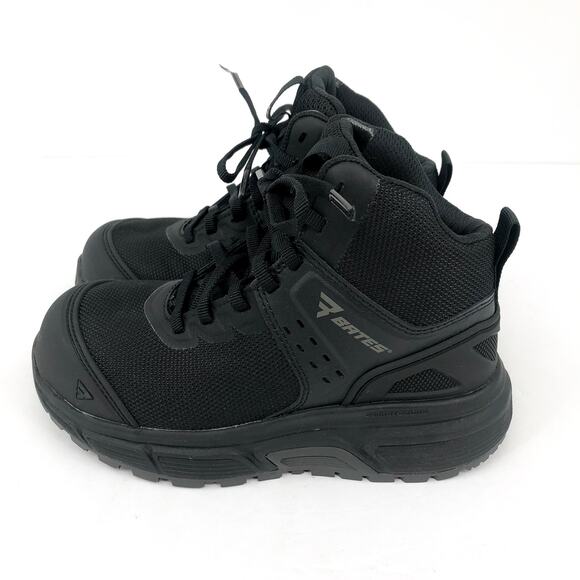 BATES Women's Jumpstart Mid Work Boot Size 5 Black Carbon Safety Toe SR NIB - Picture 7 of 11